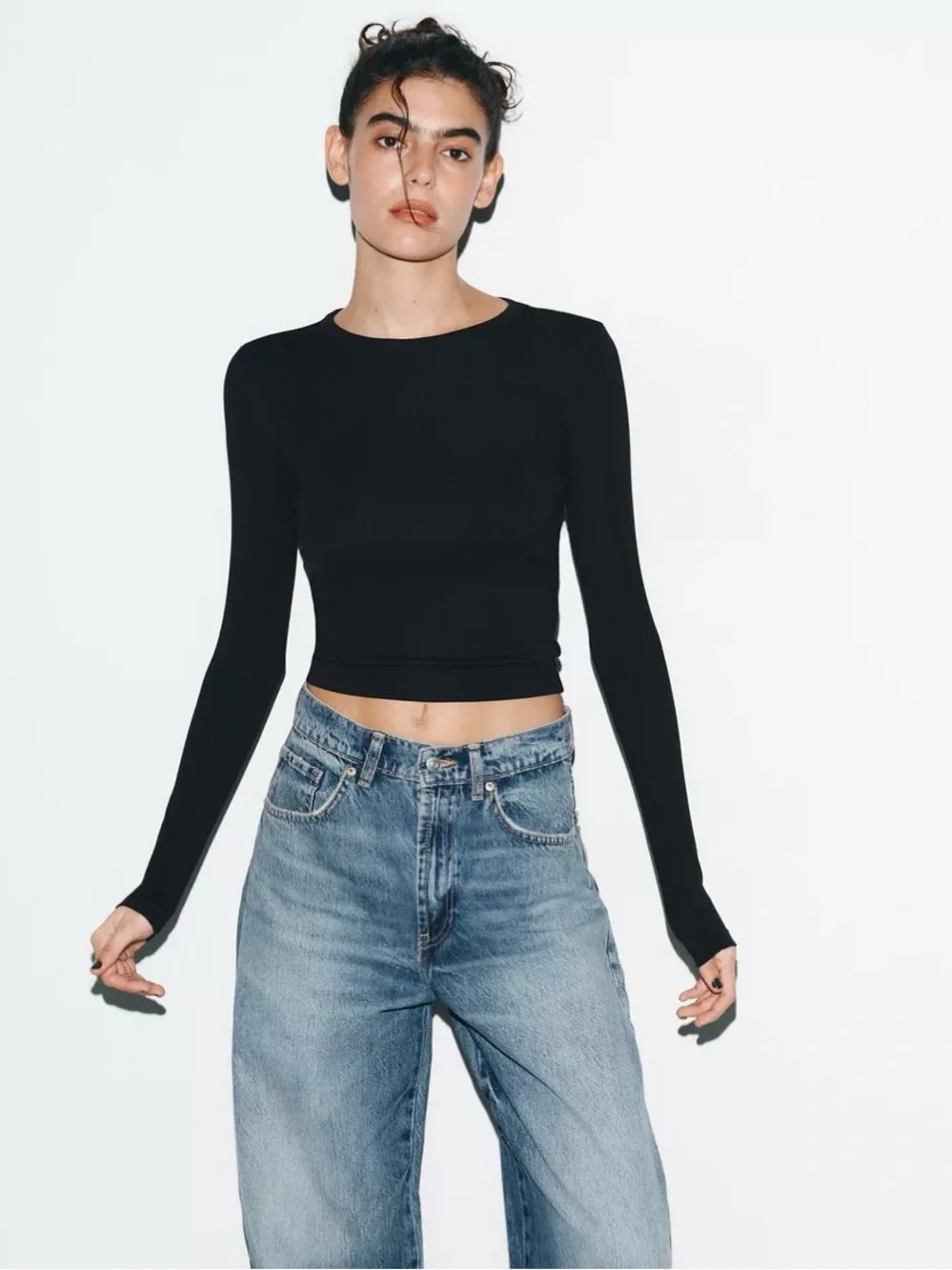 NWT ZARA LONG SLEEVE T-SHIRT
